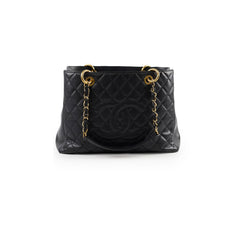 Chanel Caviar Grand Shopping Tote GST Black