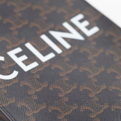 Celine Vertical Cabas Canvas Logo Mini Tote