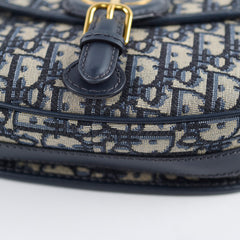 Dior Medium Oblique Bobby Bag Navy