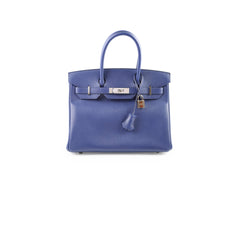 Hermes Birkin 30 Navy Epsom T Stamp