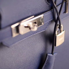 Hermes Birkin 30 Navy Epsom T Stamp