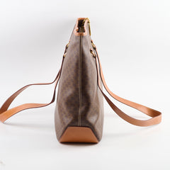 Celine Vintage Brown Shoulder Tote