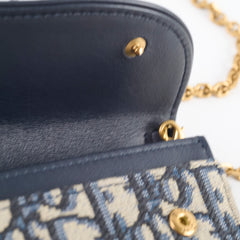 Christian Dior Saddle Pouch with Chain