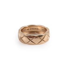 Chanel Coco Crush Small Beige Gold Size 54 Ring