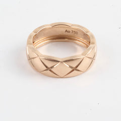 Chanel Coco Crush Small Beige Gold Size 54 Ring