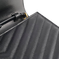 Saint Laurent Black Envelope Wallet On Chain