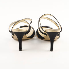 Chanel Star Gold/Black Heels Size 38 Heels