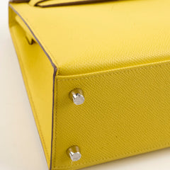 Hermes Kelly 25 Jaune De Naple Espom Sellier 2024