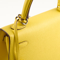 Hermes Kelly 25 Jaune De Naple Espom Sellier 2024