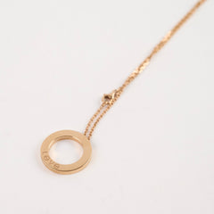 Cartier Love Necklace Rose Gold 3 Diamonds