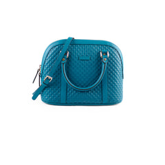 Gucci Blue Guccissima Dome Top Handle