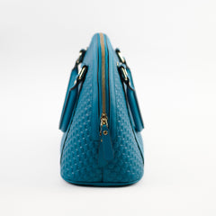 Gucci Blue Guccissima Dome Top Handle