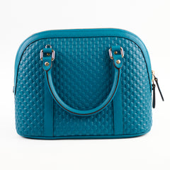 Gucci Blue Guccissima Dome Top Handle