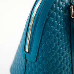 Gucci Blue Guccissima Dome Top Handle