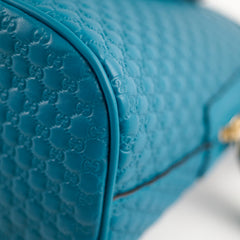 Gucci Blue Guccissima Dome Top Handle