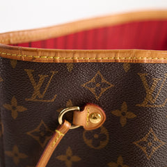 23843 Louis Vuitton Neverfull MM Monogram Shoulder Bag