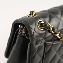 Chanel Jumbo Double Flap Lambskin Black GHW (19 series)