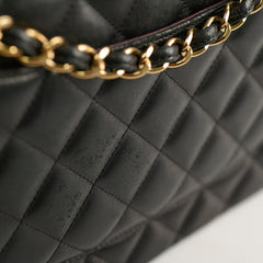 Chanel Jumbo Double Flap Lambskin Black GHW (19 series)