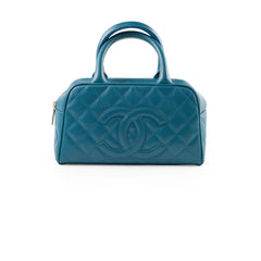 Chanel Bowling Bag Caviar Blue