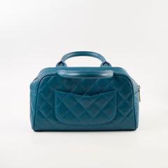 Chanel Bowling Bag Caviar Blue