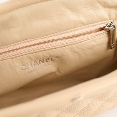 Chanel Clutch Caviar Ivory - Series 12