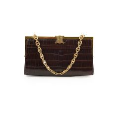 Celine Vintage Triomphe Shoulder Bag