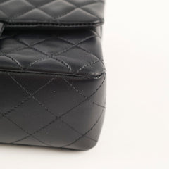 Chanel Mini Rectangular Black Lambskin - Microchipped 2022