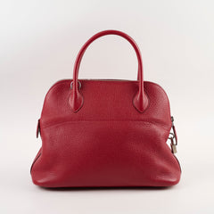 Hermes Bolide 31 Red Clemence Square Q 2013