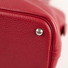 Hermes Bolide 31 Red Clemence Square Q 2013