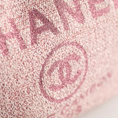 Chanel Deauville Tote Pink Tweed - Series 27