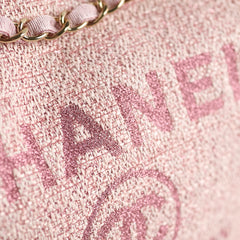 Chanel Deauville Tote Pink Tweed - Series 27