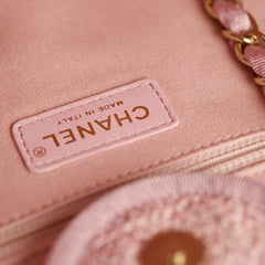 Chanel Deauville Tote Pink Tweed - Series 27