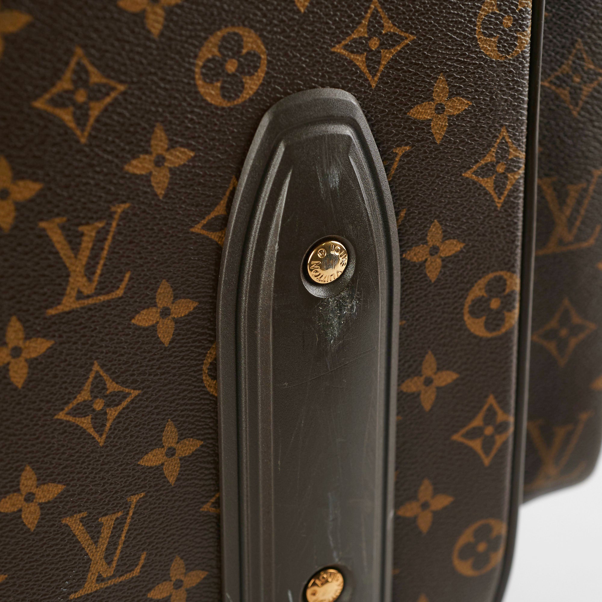 Louis Vuitton Bosphore Trolley Rolling Luggage Monogram Canvas  Weekend/Travel Bag - The Lux Portal