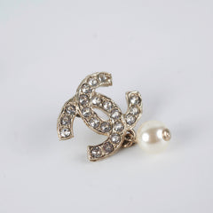 Chanel Earrings CC Pearls Drop (Costume Jewellery)