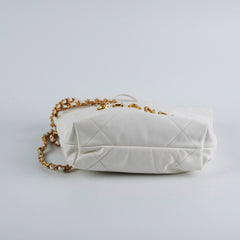 ITEM 10 - Chanel 22 Mini White Calfskin Bag - Microchipped