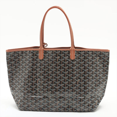 Goyard Saint Louis PM PVC Leather Tote Bag Grey - THE PURSE AFFAIR