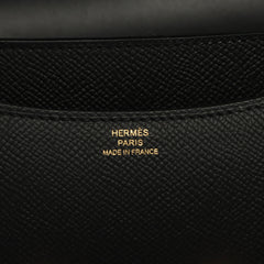 Hermes Constance 18 Mirror Epsom Black Stamp U (2022)
