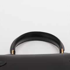 Hermes Mini Kelly 20 Box Calf Black - V Circle Square