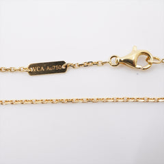 Van Cleef & Arpels Vintage Alhambra Onyx Necklace