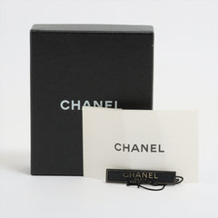 Chanel Coco Logo Silver Rhinestone Small Brooch Costume Jewellery