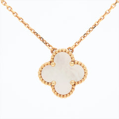 Van Cleef & Arpels Vintage Alhambra MOP Mother Of Pearl Necklace