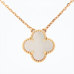 Van Cleef & Arpels Vintage Alhambra MOP Mother Of Pearl Necklace