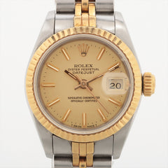 Rolex Datejust 26mm Two Tone with Champagne Face