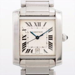 Cartier Medium Tank Francaise 27mm Stainless Steel watch