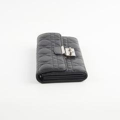 Christian Dior Lambskin Long Wallet On Chain WOC Black