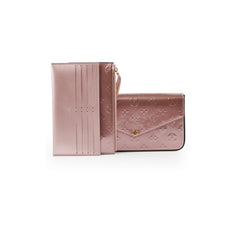 Louis Vuitton Pochette Felicie Vernis Monogram Pink Crossbody Bag