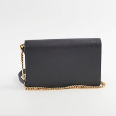 Prada Large Saffiano Black Crossbody Bag