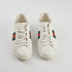 Gucci Ace Sneaker Bee Womens Size 39 Shoes