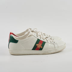 Gucci Ace Sneaker Bee Womens Size 39 Shoes