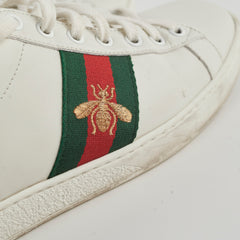 Gucci Ace Sneaker Bee Womens Size 39 Shoes